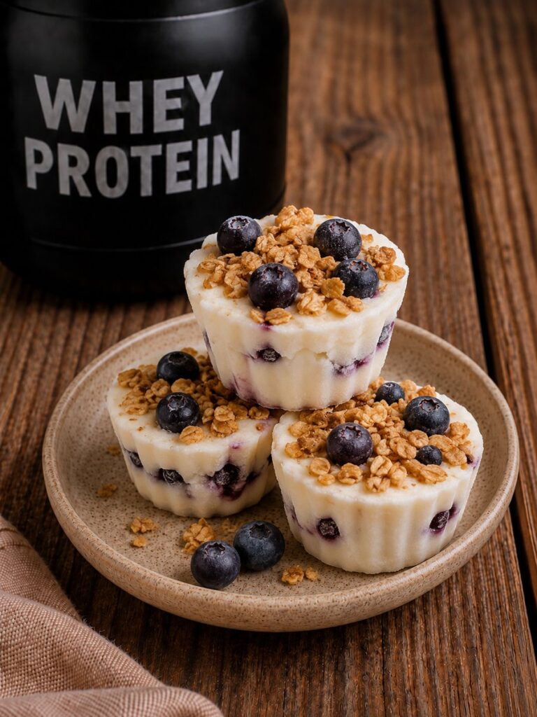 Cups de Iogurte e Granola Congelados