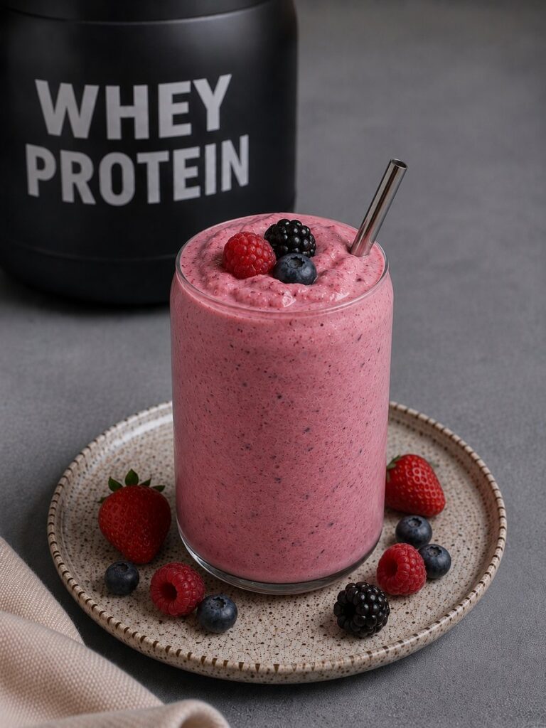 Milkshake Heavy Cream de Frutas Vermelhas