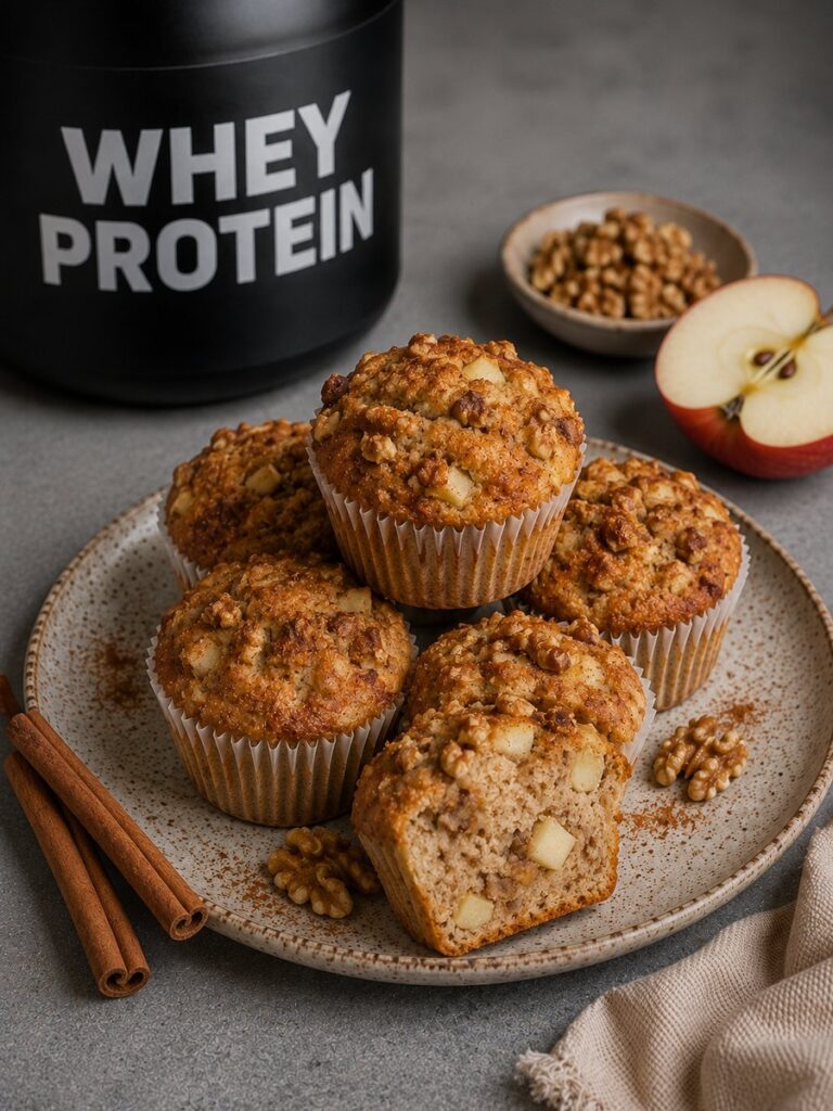 Muffins de Maçã com Nozes