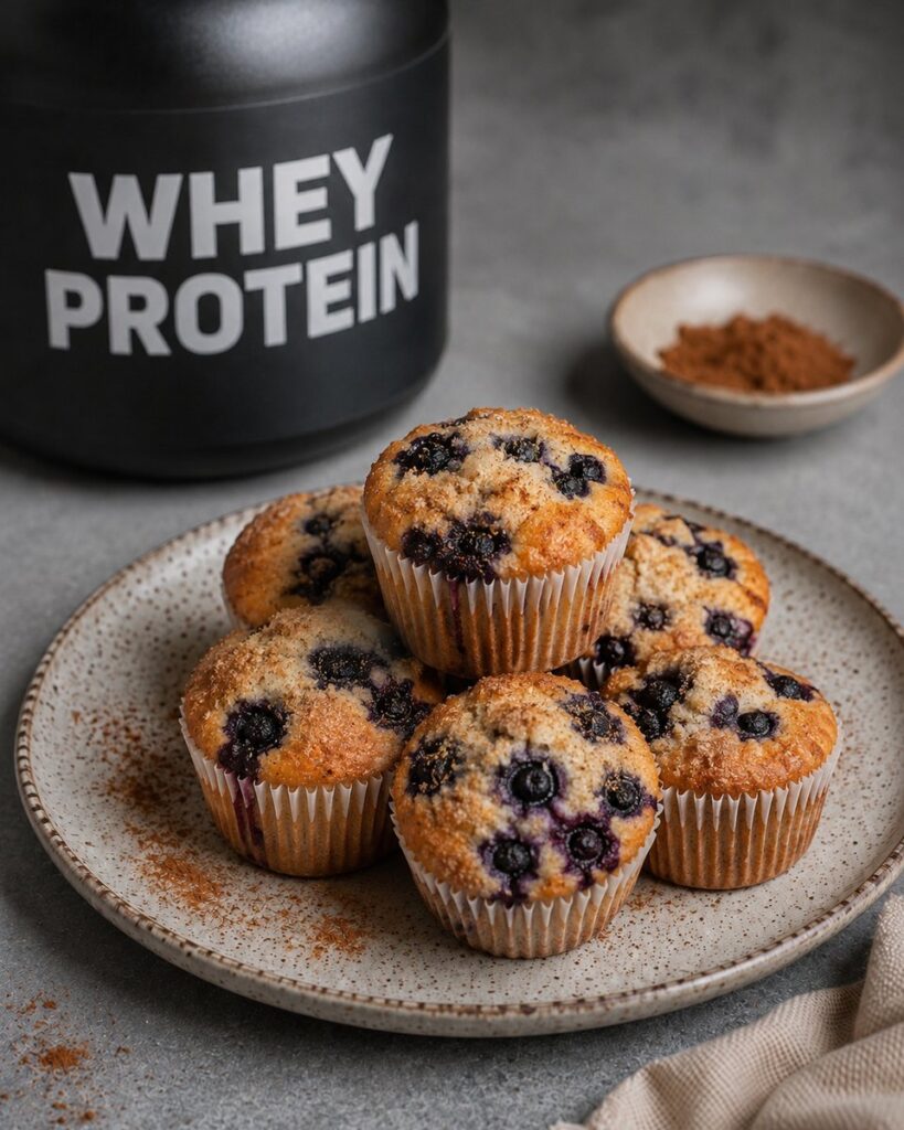 Muffins de Mirtilo Proteicos