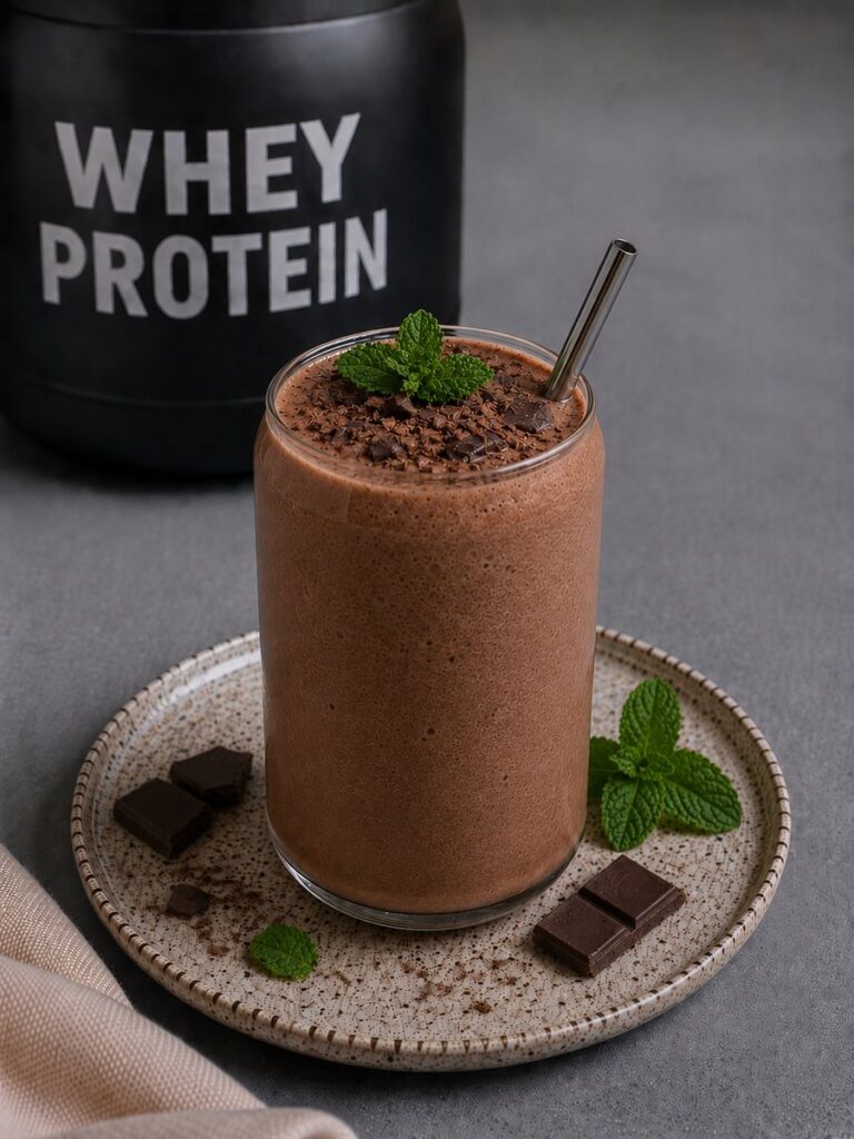 Shake de Chocolate com Hortelã
